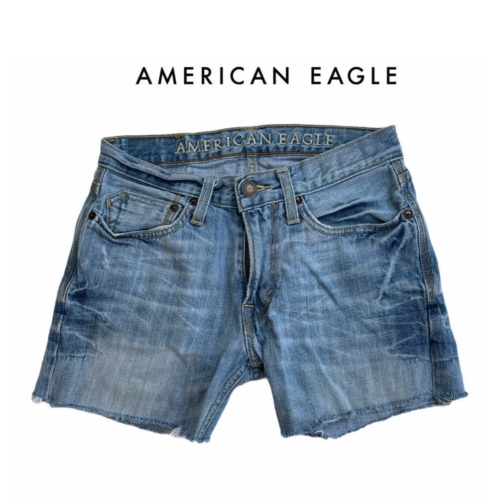 American Eagle Blue Jean Cutoff Distressed 26‎